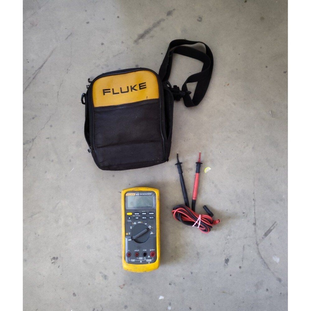 Clean Used Fluke 87V True RMS Meter w/ Leads T/C Input Multimeter 87-5 87 V